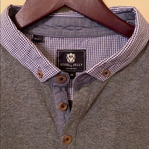 Gray SS Knit Shirt polo - Picture 2 of 3